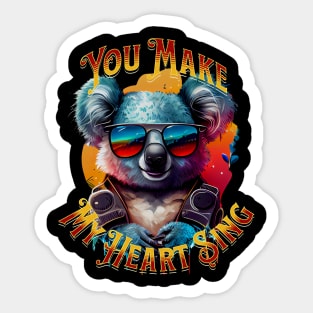 Wild Thing Koala Sticker